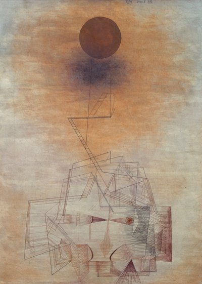 Limites da razão, 1927. de Paul Klee