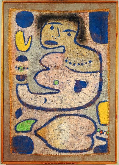 Canção de amor na lua nova (pintura sobre tela) de Paul Klee