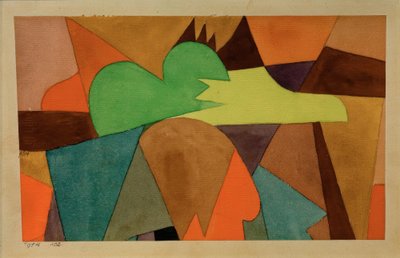 Com d. dicas marrons de Paul Klee