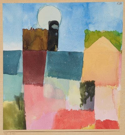 Nascer da lua (St. Germain). 1915-242 de Paul Klee