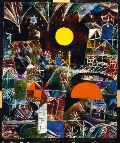 Nascer da Lua - Pôr-do-sol de Paul Klee