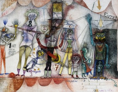 Música na feira de Paul Klee