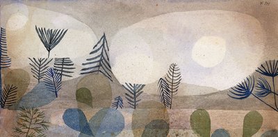 Oceanic Landscape; Oceanic Landschaft de Paul Klee