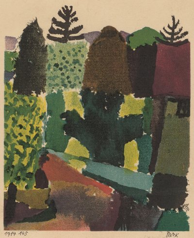 Parque, 1920. de Paul Klee