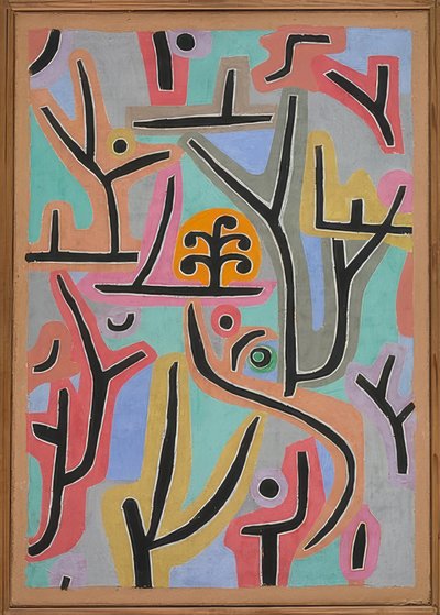 Park bei Lu.1938, 129 (J 9) de Paul Klee