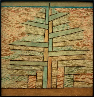 Paul Klee, Pinheiro  Pintura, 1932 de Paul Klee