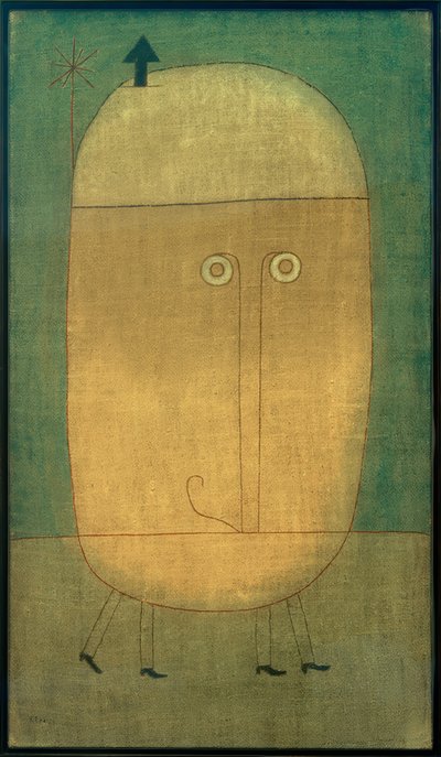 Paul Klee, Máscara do Medo - Pintura, 1932 de Paul Klee