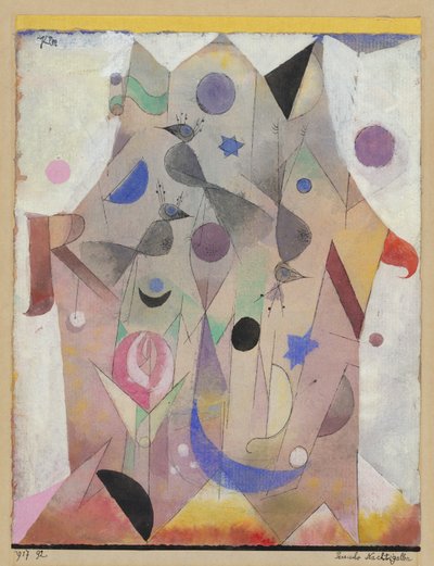 Rouxinóis persas (rouxinóis persas) de Paul Klee