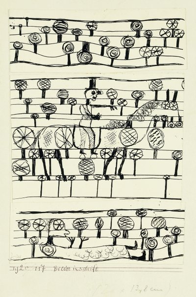 Pictografia; Inscrição de imagens de Paul Klee