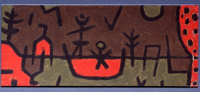 Lago num parque - Pintura de Paul Klee