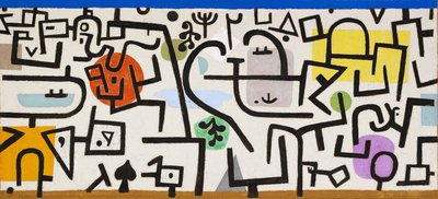 Retrato de uma viagem de Rich Harbor, 1938. de Paul Klee