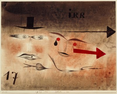 Dezessete, Insano, 1923. de Paul Klee