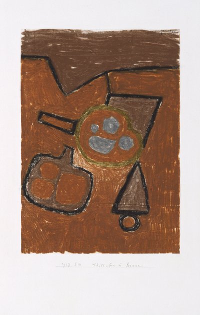 Natureza Morta em Castanho de Paul Klee