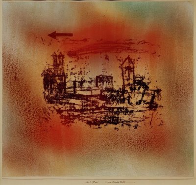 Tempestade sobre a cidade de Paul Klee