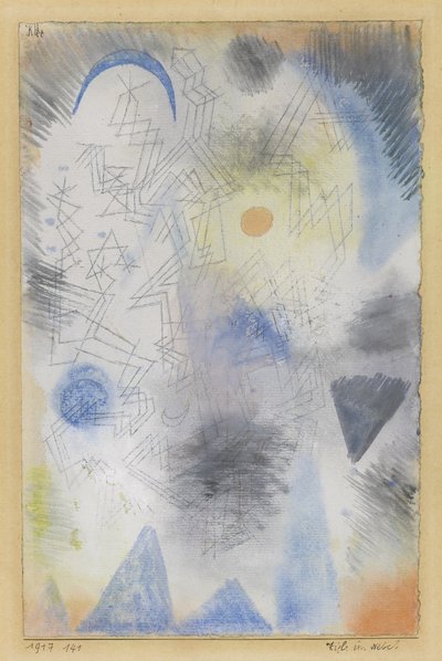Alvos no meio do nevoeiro, 1917 de Paul Klee