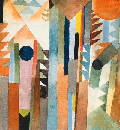 A Floresta que Cresceu a partir da Semente; A Floresta que Cresceu a partir da Semente de Paul Klee