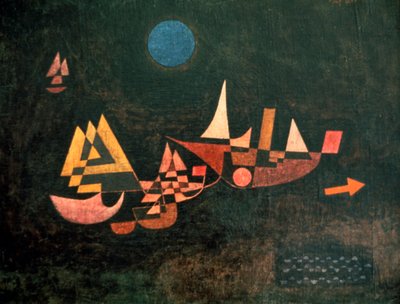 Os navios partem, 1927 de Paul Klee