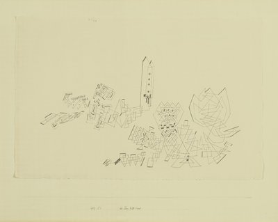 A Torre resiste ao ataque de Paul Klee