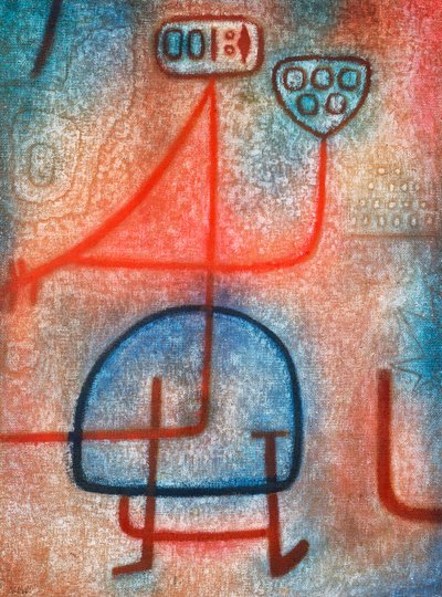 O bonito jardineiro (óleo sobre tela) de Paul Klee