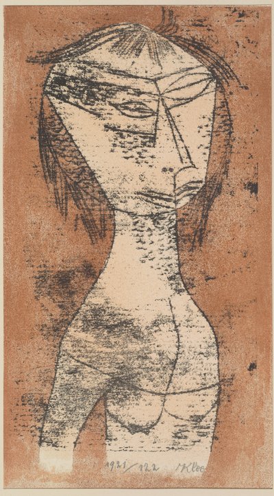 O santo da luz interior, 1921. de Paul Klee
