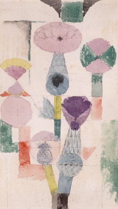 Florescimento do cardo; Florescimento do cardo de Paul Klee