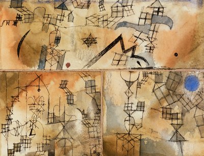Composição em três partes; Composição em três partes de Paul Klee