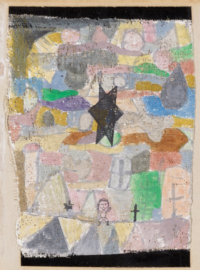 Sob uma Estrela Negra, 1918. de Paul Klee