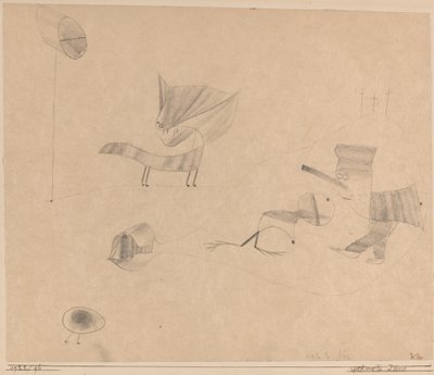 Animais Enfeitiçados de Paul Klee