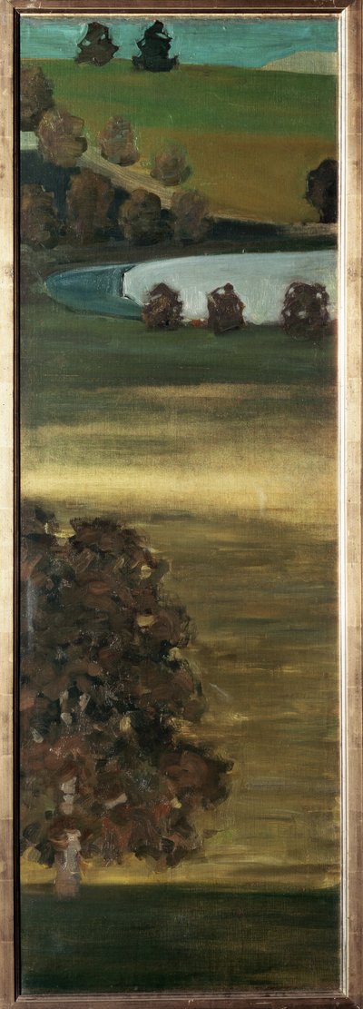 Vista do vale de Aar, Suíça - Pintura de Paul Klee