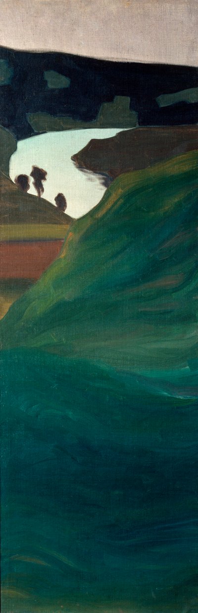 Vista do vale do rio Aar (Pintura de Paul Klee