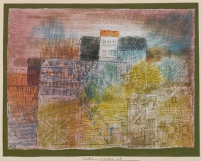 Vorfrühling em H. Início da primavera em H., 1925. de Paul Klee
