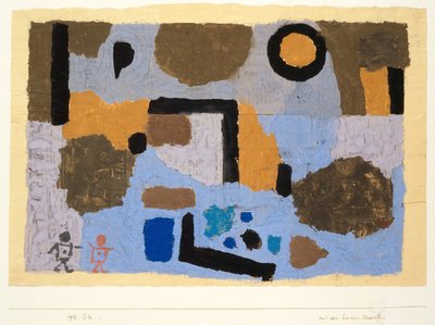 Com os dois perdidos, 1938. de Paul Klee