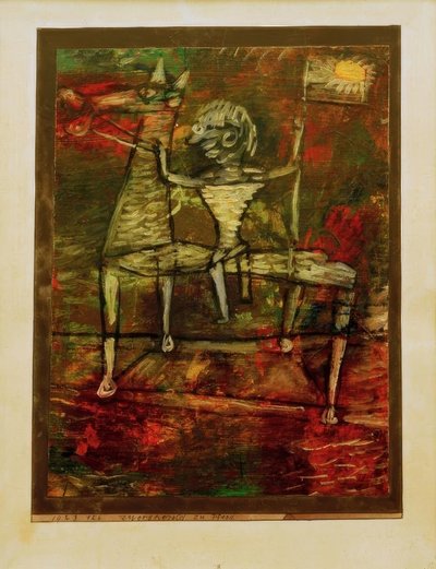 Manada de anões a cavalo de Paul Klee