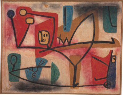 Exuberância arrogante, 1939. de Paul Klee
