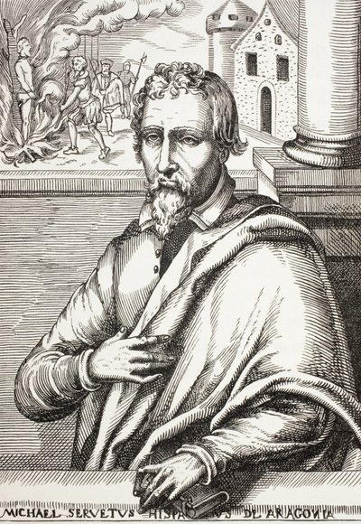 Miguel Servetus, também conhecido por Miguel Servet ou Miguel Serveto de Paul Lacroix