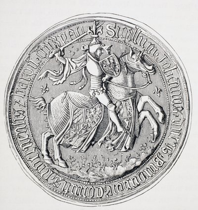 Selo de Jean Ii, duque de Borgonha, conde de Nevers e barão de Donzy 1371 - 1419. de Paul Lacroix
