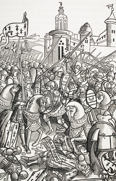 Batalha de Auray, França, 29 de setembro de Paul Lacroix
