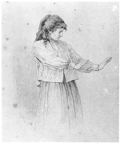 Mulher histérica de Paul Marie Louis Pierre Richer