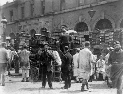 Mercado Billingsgate, Londres, 1893 de Paul Martin