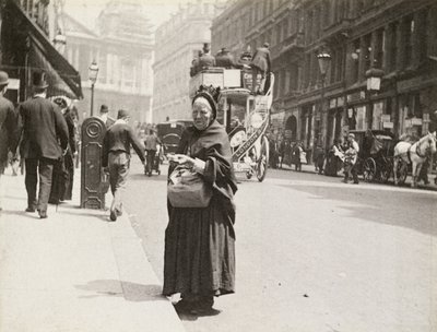 O vendedor do jogo, Ludgate Hill, 1893 de Paul Martin