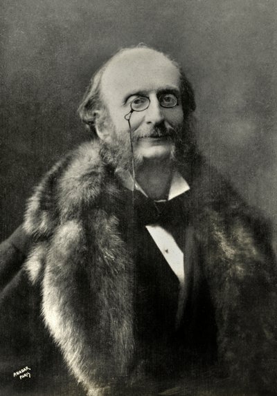Retrato de Jacques Offenbach (foto) de Paul Nadar