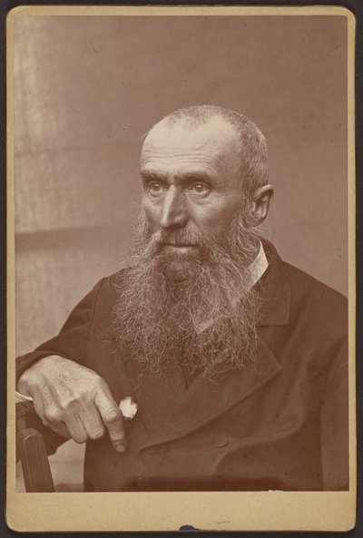 Retrato de um homem com suíças e barba de Paul Nadar