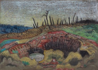 Uma quinta, Wytschaete de Paul Nash