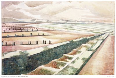 Canal e quebra-mar de Paul Nash