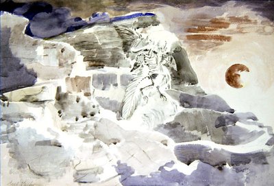 Fantasma no xisto de Paul Nash