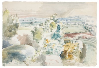 Paisagem em direção a Bredon de Paul Nash