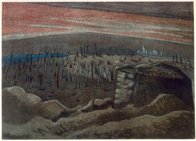 Sanctuary Wood, de British Artists at the Front, Continuation of The Western Front, Parte III, Paul Nash de Paul Nash