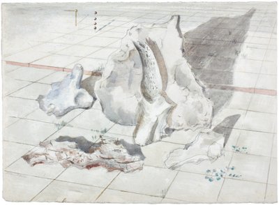 Estudo para Paisagem de Objectos Branqueados de Paul Nash