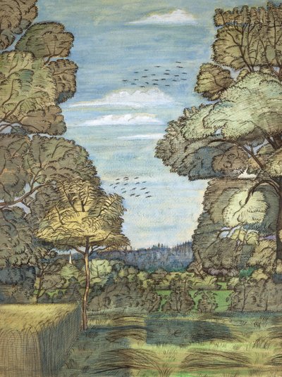 Paisagem de verão de Paul Nash
