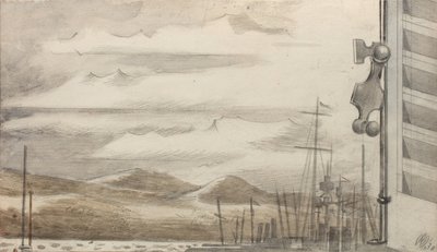 A frota em Toulon n.º 1 de Paul Nash